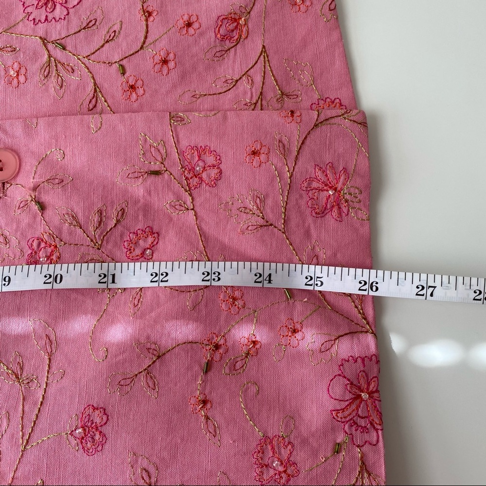 (Size 10) Rafaella Embroidered Linen - Picture 11 of 13
